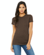 Bella + Canvas 6004 - Women's Junior Fit Favorite T-Shirt - Heather Brown