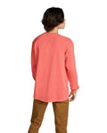 Unisex Heavyweight RS Long-Sleeve T-Shirt - Bright Salmon