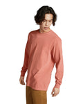 Unisex Heavyweight RS Long-Sleeve T-Shirt - Terracotta