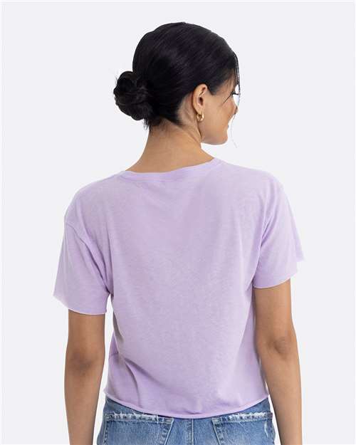 Next Level 5080 Lavender — on model back