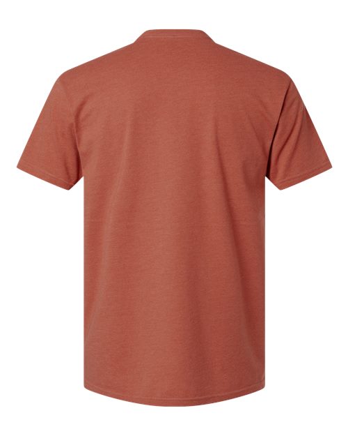 Next Level 6210 Heather Redwood — back