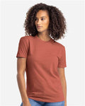 Next Level 6210 Heather Redwood — on model front