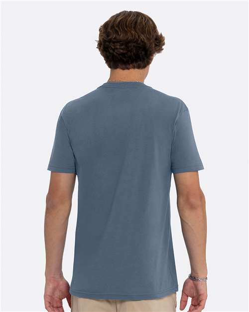 Next Level 3600 Blue Jean — on model back