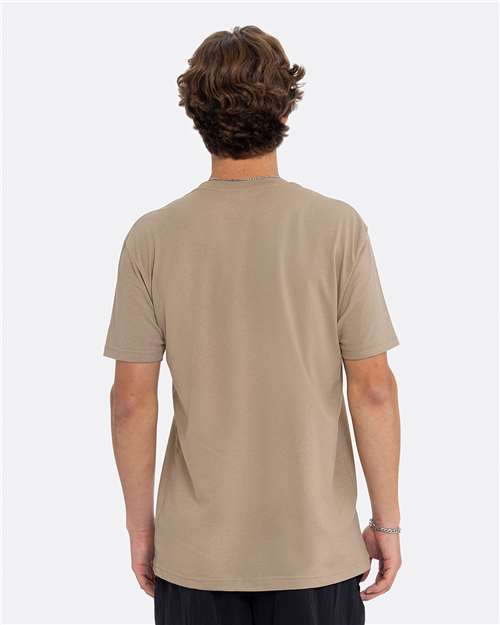 Next Level 3600 Tan — on model back