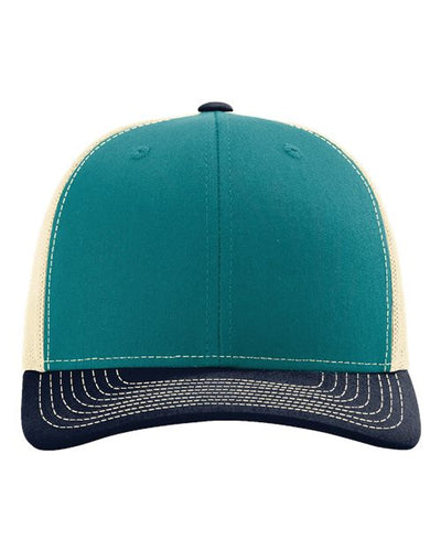 Richardson 112 Blue Teal/ Birch/ Navy — front