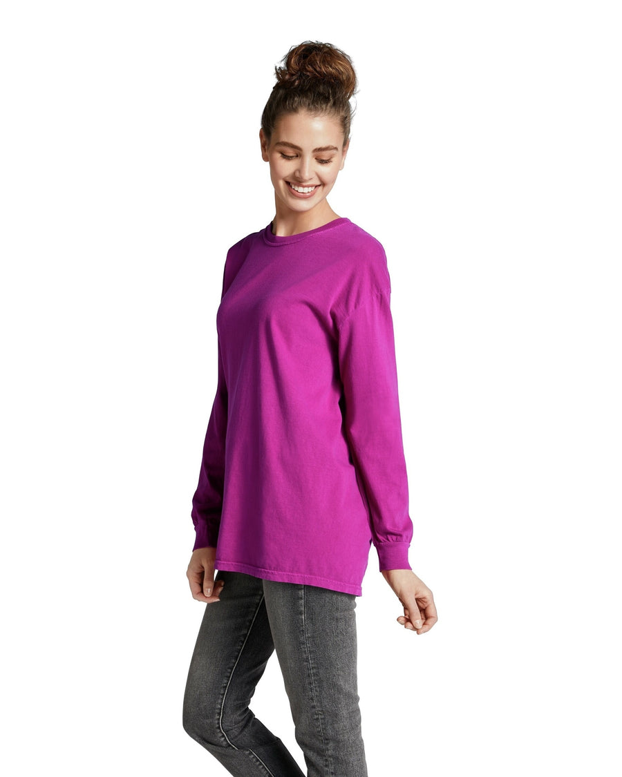 Unisex Heavyweight RS Long-Sleeve T-Shirt - Boysenberry