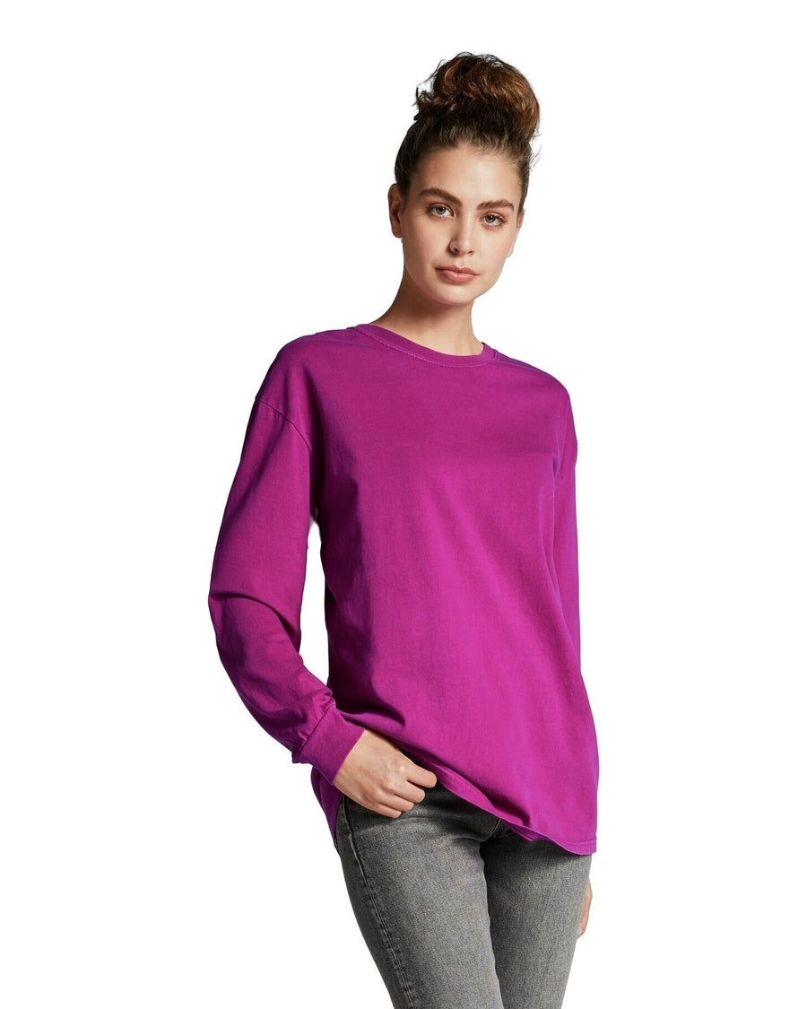 Unisex Heavyweight RS Long-Sleeve T-Shirt - Boysenberry