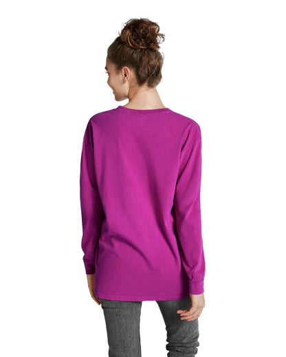Unisex Heavyweight RS Long-Sleeve T-Shirt - Boysenberry