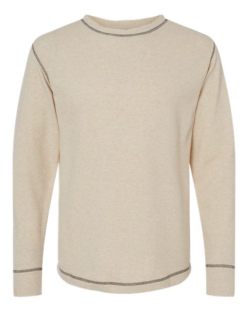 J. America 8238 Oatmeal Heather — front