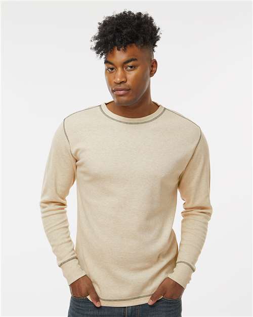 J. America 8238 Oatmeal Heather — on model front