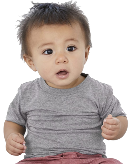 Infant Triblend Short Sleeve T-Shirt - Gray Triblend