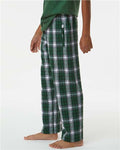 Boxercraft BY6624 Green/ White Plaid — on model side