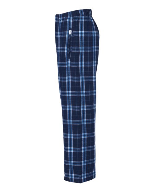 Boxercraft BY6624 Navy/ Columbia Plaid — direct side