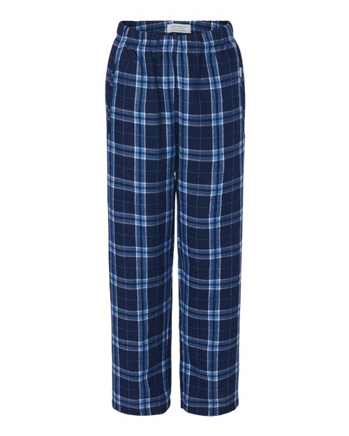 Boxercraft BY6624 Navy/ Columbia Plaid — front