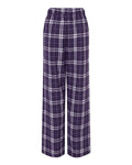 Boxercraft BY6624 Purple/ White Plaid — back