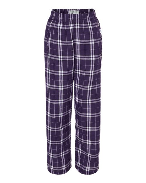 Boxercraft BY6624 Purple/ White Plaid — front