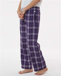 Boxercraft BY6624 Purple/ White Plaid — on model side