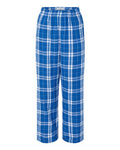 Boxercraft BY6624 Royal/ Silver Plaid — front