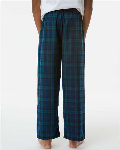 Boxercraft BY6624 Scottish Tartan Plaid — on model back