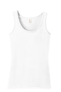 Women's Junior The Concert Tank - White