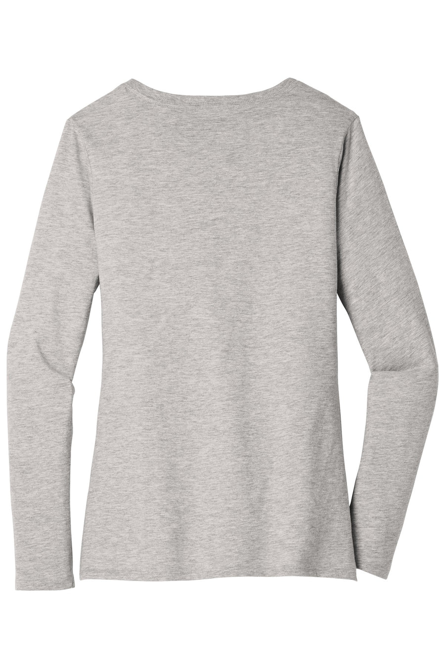 Women's Very Important Tee Long Sleeve V-Neck - Light Heather Gray