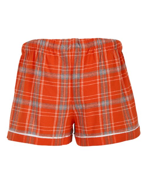Boxercraft BW6501 Burnt Orange Kingston Plaid — back
