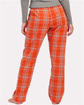 Boxercraft BW6620 Burnt Orange Kingston Plaid — on model back