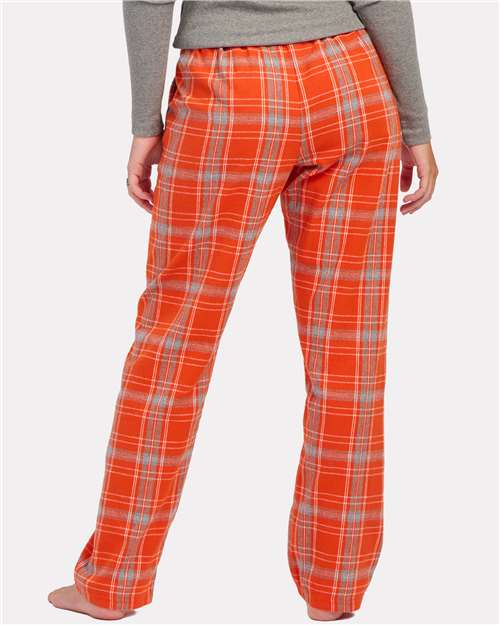 Boxercraft BW6620 Burnt Orange Kingston Plaid — on model back