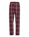 Boxercraft BW6620 Maroon Plaid — back