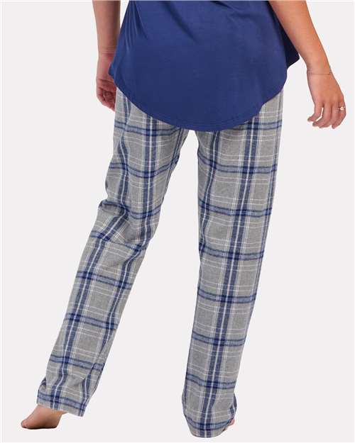 Boxercraft BW6620 Oxford Heather/ Navy Kingston — on model back