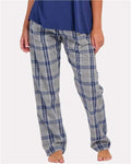 Boxercraft BW6620 Oxford Heather/ Navy Kingston — on model front