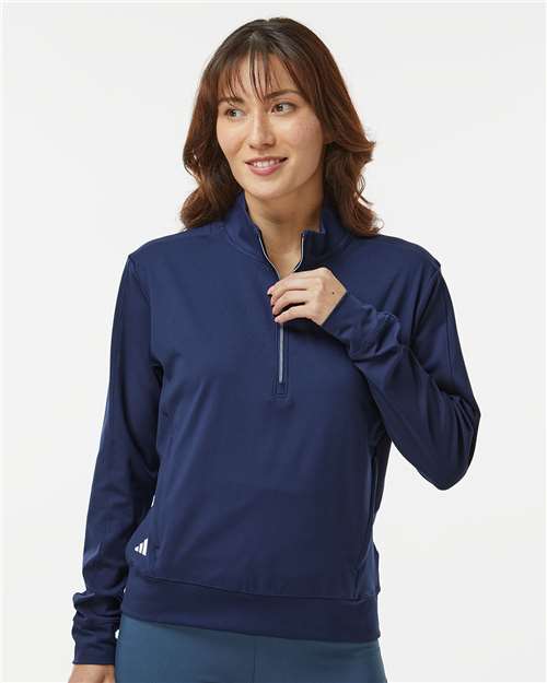 Adidas A1002 Collegiate Navy — on model front