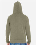 J. America 8872 Olive Triblend — on model back