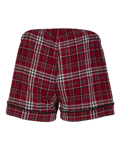 Boxercraft BW6501 Garnet/ Black Plaid — back