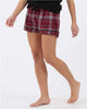 Garnet/ Black Plaid