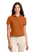 Women's Silk Touch Polo - Texas Orange