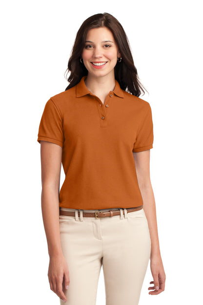 Women's Silk Touch Polo - Texas Orange