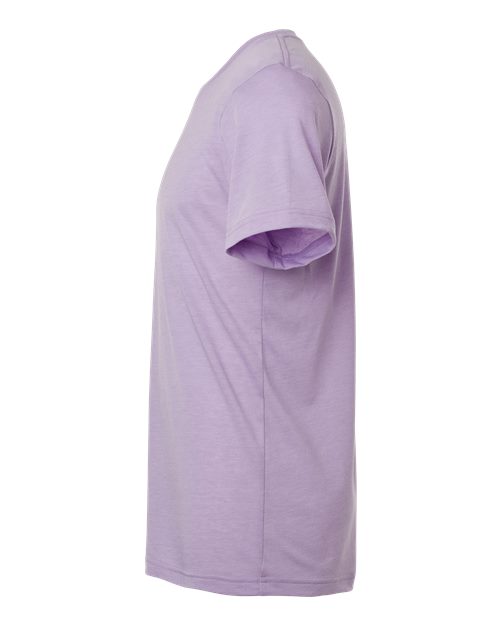 BELLA + CANVAS 3413 Dark Lavender Triblend — direct side
