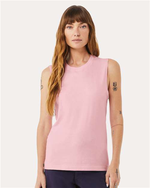 BELLA + CANVAS 3483 Pink — on model front