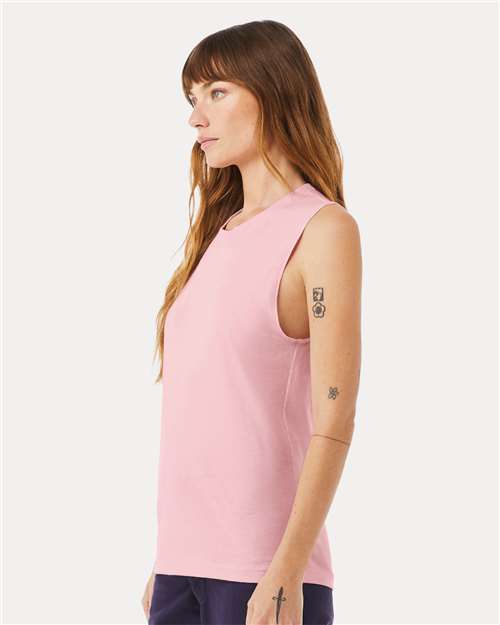 BELLA + CANVAS 3483 Pink — on model side