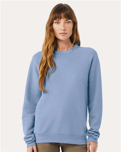 BELLA + CANVAS 3901 Lavender Blue — on model front