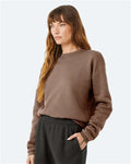 BELLA + CANVAS 3945 Vintage Brown — on model side