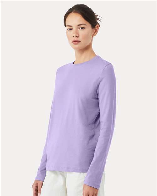 BELLA + CANVAS 6500 Dark Lavender — on model side