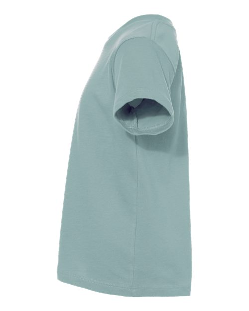 BELLA + CANVAS 3001T Dusty Blue — direct side