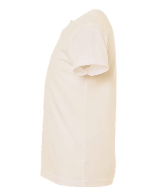 BELLA + CANVAS 3001YCVC Heather Natural — direct side