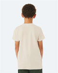 BELLA + CANVAS 3413Y Solid Natural Triblend — on model back