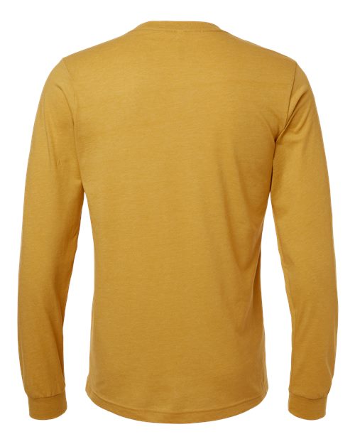 BELLA + CANVAS 3501CVC Heather Mustard — back