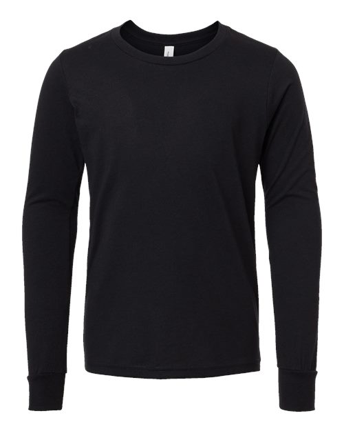 BELLA + CANVAS 3501YCVC Solid Black Blend — front