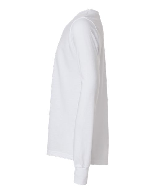 BELLA + CANVAS 3513Y Solid White Triblend — direct side
