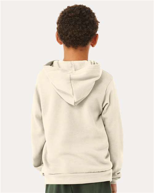 BELLA + CANVAS 3719Y Natural — on model back
